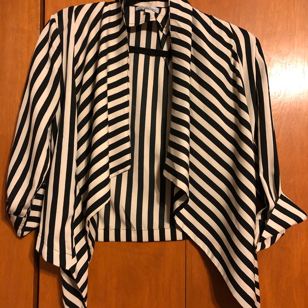 Black and white jacket